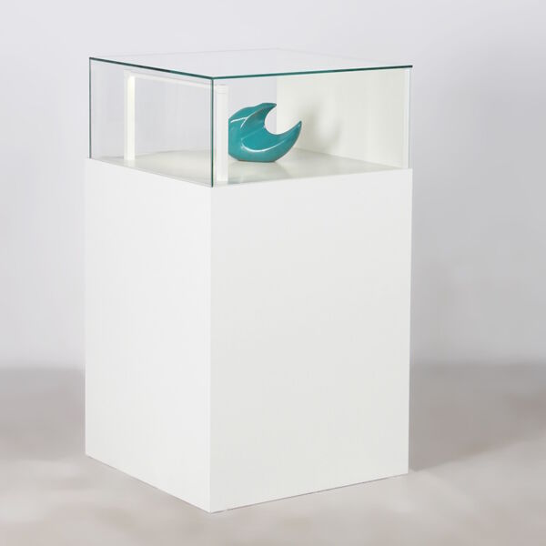 Sockelvitrine mit Auszug PUR-151