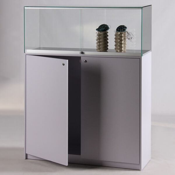 Kompakte Verkaufstheke mit Glasvitrine PUR-157