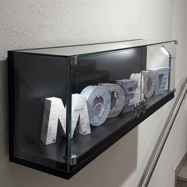 Modellbau Wandvitrine PUR-158