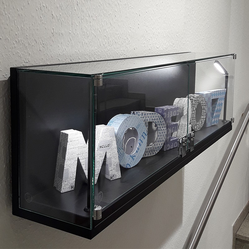 Modellbau Wandvitrine PUR-158