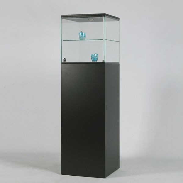 Sockelvitrine mit Glasboden PUR-165